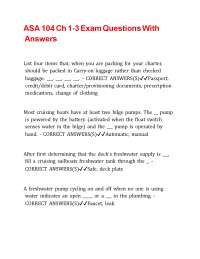 ASA 104 Ch 1-3 Exam Questions With Answers.