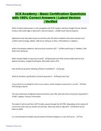 3CX Academy – Basic Certification Questions with 100% Correct Answers | Latest Version | V