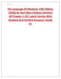 The Language Of Medicine 13th Edition, (2026) By Davi-Ellen