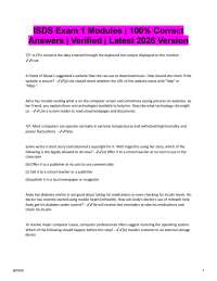 ISDS Exam 1 Modules 100% Correct Answers | Verified Latest 2026/2027 Version