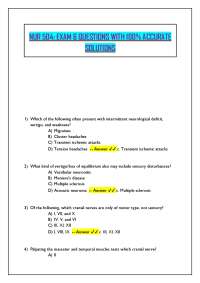 NUR 504: EXAM 6 QUESTIONS WITH 100% ACCURATE SOLUTIONS