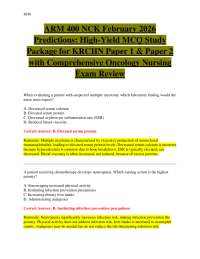 ARM 400 NCK February 2026 Predictions: High-Yield MCQ Study Package for KRCHN Paper 1