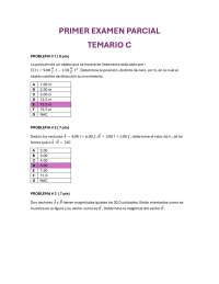 Examen parcial matematica