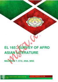 Survey of Afro-Asian Literature