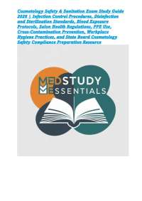 Cosmetology Safety & Sanitation Practice Exam 2026 – Infection Control & PPE