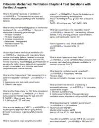 Pilbeams Mechanical Ventilation Chapter 4 Test Questions with Verified Answers