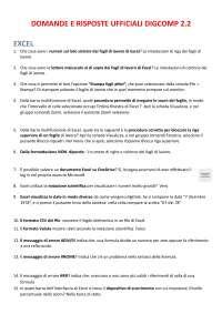 Domande e risposte ufficiali Digcomp 2.2 - EIPASS STANDARD (accredia) Livello intermedio
