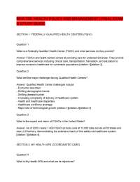 MHA 708_ HEALTH POLICY AND MANAGEMENT
