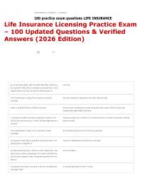 2026 Michigan Life Insurance Licensing State Exam – Latest Verified Questions & Answers