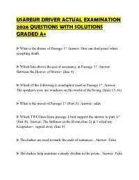 USAREUR DRIVER ACTUAL EXAMINATION 2026 QUESTIONS WITH SOLUTIONS GRADED A+