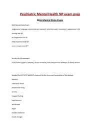 PMHNP Mock Exam 3 QUestions & Answers 100% Correct (Graded A+)