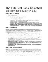 Ultimate Test Bank: Campbell Biology in Focus (4th Edition) | Elite Exam Prep & Clinical