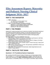 2026-2027 NGN Maternity & Pediatric Nursing Test Bank | Ricci, Leifer, O'Meara | Clinical