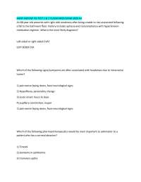 AANP AGPCNP PSI Test 1 & 2 Flashcards