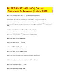BUPERSINST 1430.16G | Correct Questions & Answers | Latest 2026