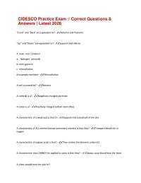 CIDESCO Practice Exam // Correct Questions & Answers | Latest 2026