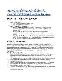 2026/2027 Ultimate Test Bank & Solutions: Differential Equations with Boundary-Value