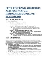 2026/2027 Elite Obstetric & Postpartum Hemorrhage Test Bank | Maternal-Newborn Nursing