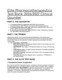 2026/2027 Advanced Pharmacotherapeutics Test Bank & Clinical Scenarios | APRN, FNP, Lehne'