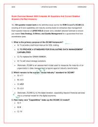 DCAM Overview Newest 2025/2026: Complete Questions and Verified Answers Graded A+