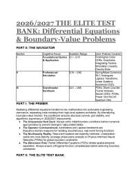 2026/2027 Complete Test Bank: Differential Equations & Boundary-Value Problems (Zill 9th/1