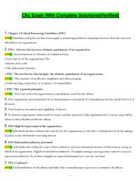 CHC EXAM STUDY GUIDE (2026/2027) | Federal Sentencing Guidelines | Certified Healthcare Co