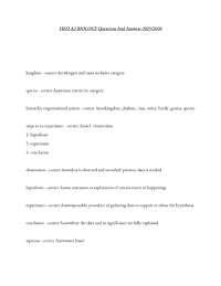HESI A2 BIOLOGY Questions And Answers 2025/2026