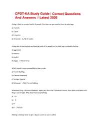CPDT-KA Study Guide | Correct Questions And Answers // Latest 2026