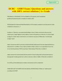 IICRC-AMRT Exam | Question and answers | already graded A+ 2026