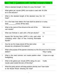 Becc Test 3 Questions with Verified Answers Rated A.