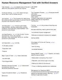 Human Resource Management Test with Verified Answers
