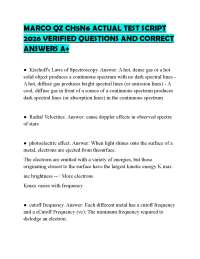 MARCO QZ CH5N6 ACTUAL TEST SCRIPT 2026 VERIFIED QUESTIONS AND CORRECT ANSWERS A+