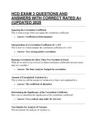 HCD EXAM 3 QUESTIONS AND ANSWERS WITH CORRECT RATED A+ ||UPDATED 2025