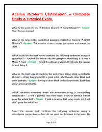 Acellus Mid-term Certification – Complete Study & Practice Exam.