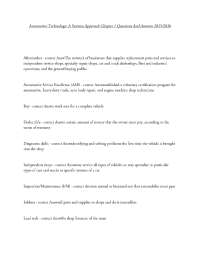 Automotive Technology: A Systems Approach Chapter 1 Questions And Answers 2025/2026