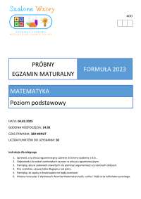 Próbna matura z matematyki