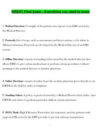 NREMT STUDY GUIDE (2026/2027) | Everything You Need to Know | EMT Exam Prep | PDF