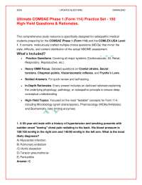 Ultimate COMSAE Phase 1 (Form 114) Practice Set | 300 High-Yield Questions & Detailed Rati