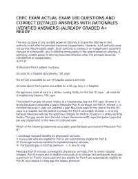 CRPC Exam 2026 – 180 Questions with Verified Answers & Rationales A+