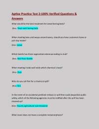 Aptive Practice Test 2:100% Verified Questions & Answers