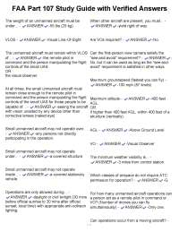 FAA Part 107 Study Guide with Verified Answers