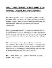 WGU C963 TRAINING STUDY SHEET 2026 UPDATED QUESTIONS AND ANSWERS