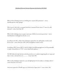 Residential Electrical Services Questions And Answers 2025/2026