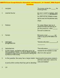ABSITE Exam Comprehensive Questions and Answers | A+ Graded | With Expert Solutions