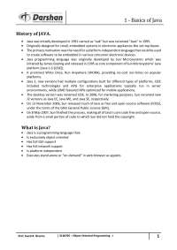 oop enotes for summarize