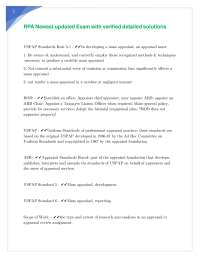 RPA Newest updated Exam with verified detailed solutions