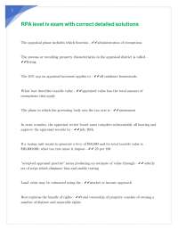 RPA level iv exam with correct detailed solutions