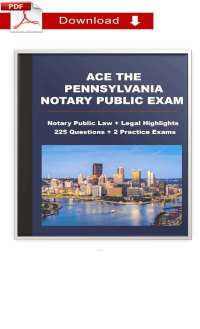 Pennsylvania Notary Public Exam Study Guide (2026/2027) | 225 Questions + Practice Tests