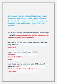 ABFAS boards (Rearfoot and forefoot) Exam Study Guide || Most Recent Exam 2026-2027 Actua