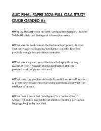 AUC FINAL PAPER 2026 FULL Q&A STUDY GUIDE GRADED A+
